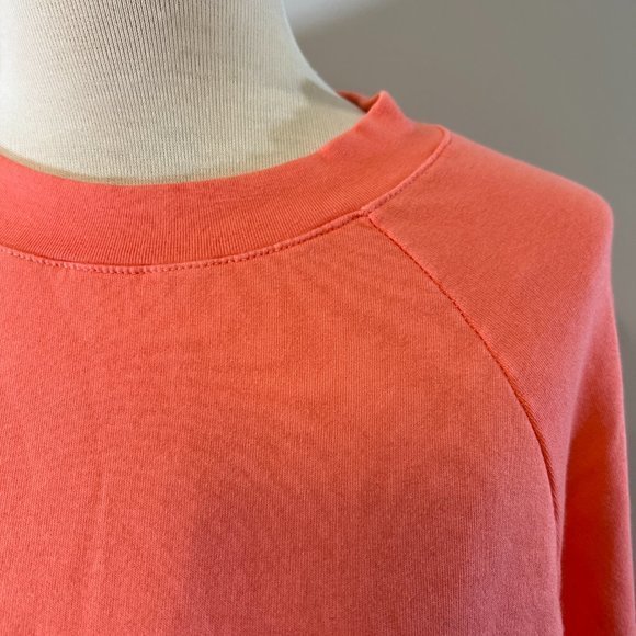 NWOT TREASURE & BOND Pink Crew Neck Raw Edge Sweater (M)‎ - Picture 7 of 8